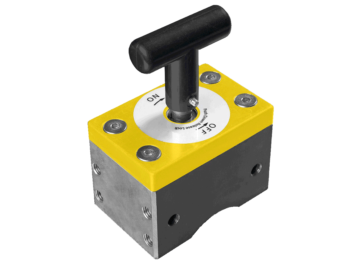 Switchable magnetic welding clamp | Goudsmit Magnetics