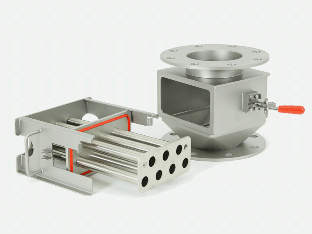 Магнитный сепаратор чистого потока SECF — ручная очистка | Goudsmit Magnetics