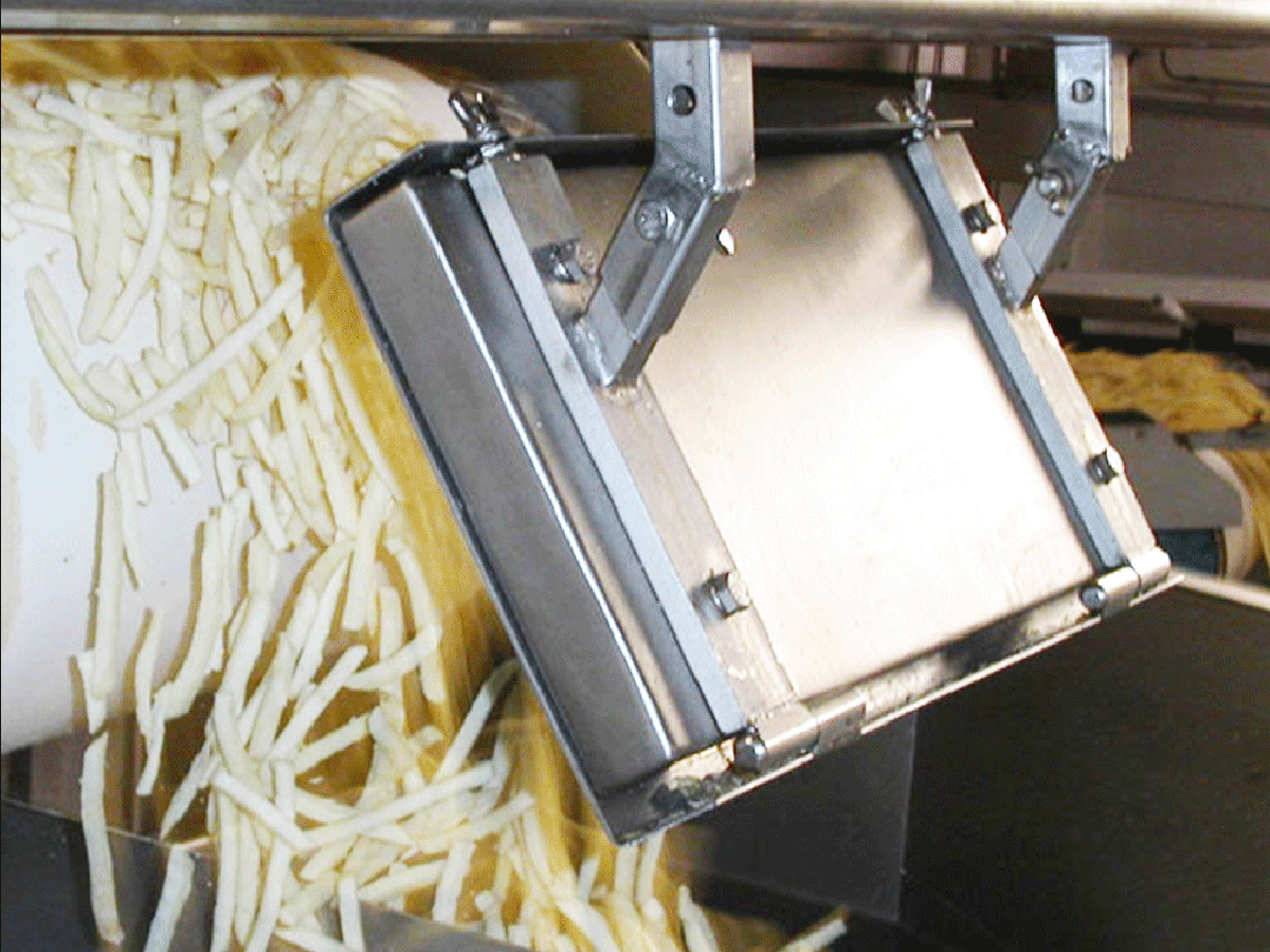 Séparateur magnétique à blocs en néodyme pour la production de frites | Goudsmit Magnetics