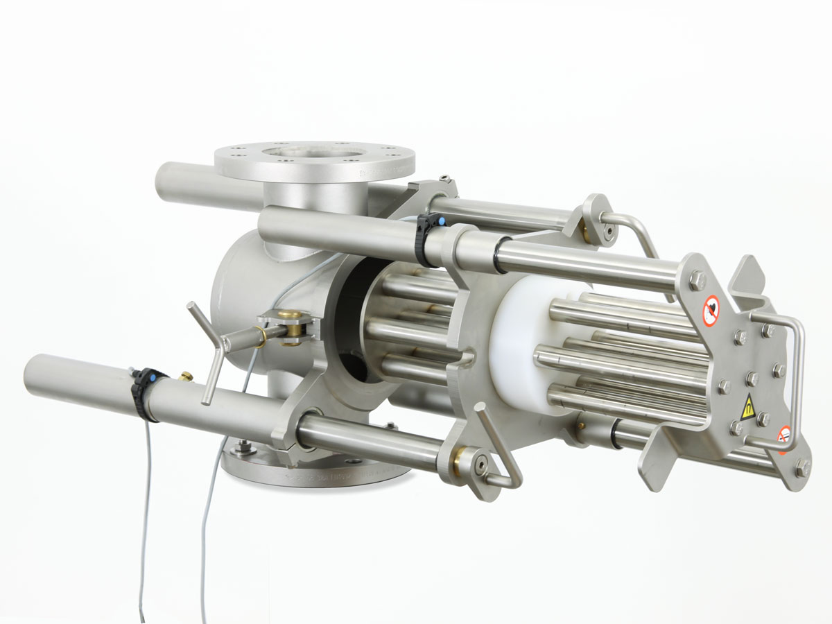 Separator magnetyczny cieczy przemysłowej — czyszczenie ręczne z prowadnicą boczną | Goudsmit Magnetics
