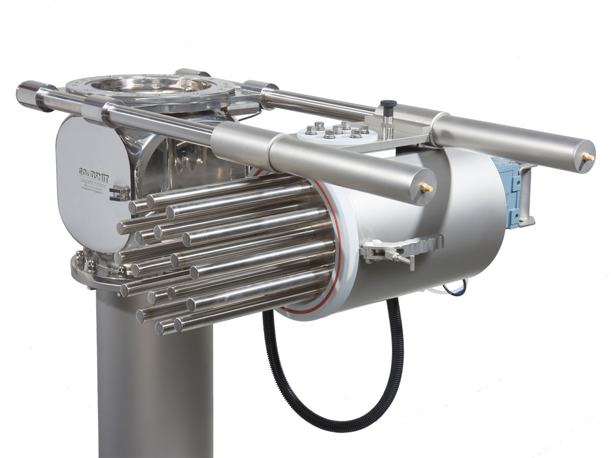 EHEDG certified rotary magnetic separator with hydroformed housing | Goudsmit Magnetics