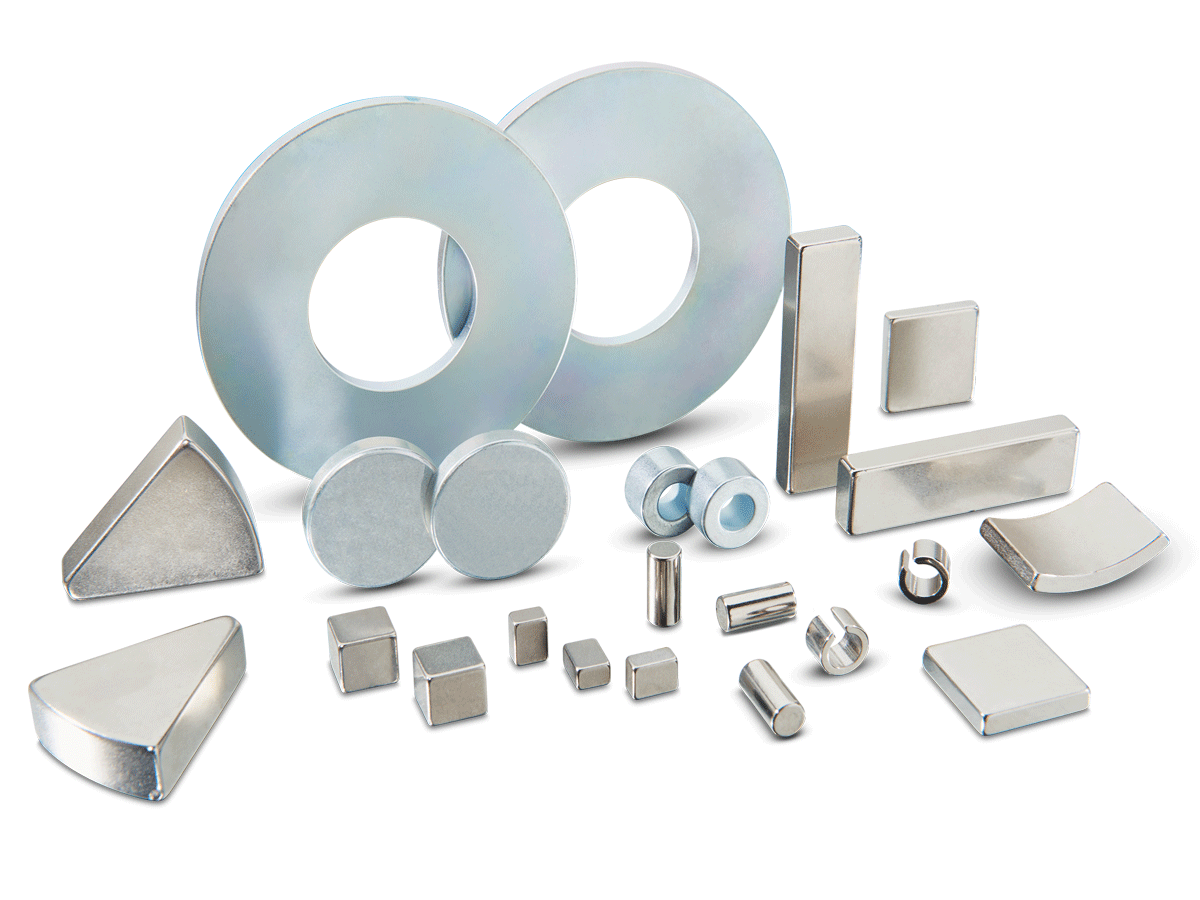 Permanent ring magnets, block magnets, disc magnets, NdFeB, ferriet, AlNiCo, SmCo | Goudsmit Magnetics