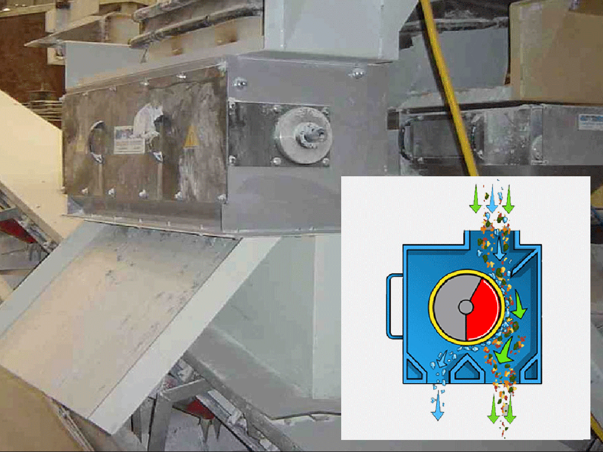 Drum magnet separator - continuous automatic cleaning | Goudsmit Magnetics