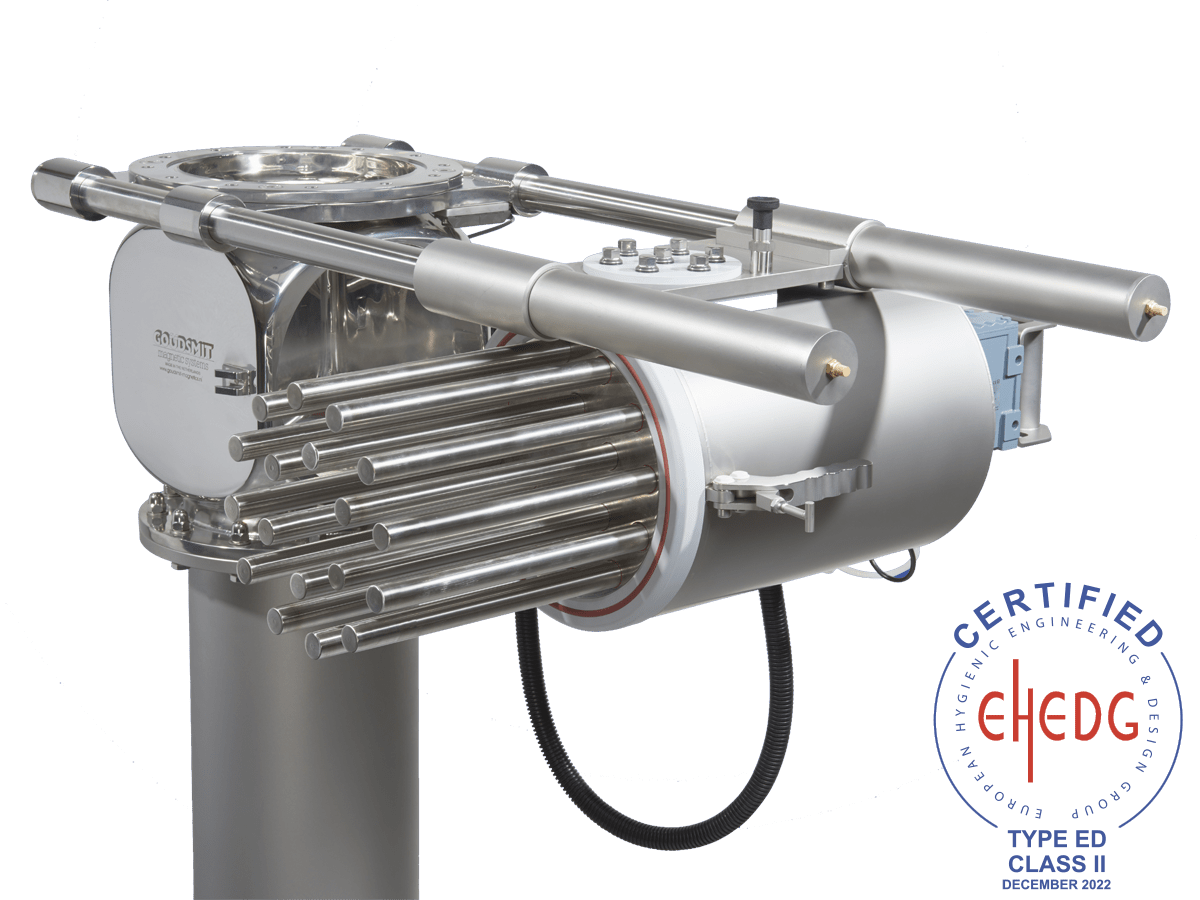 Separador magnético giratorio Cleanflow Hydrohansu / Food - limpieza manual | Goudsmit Magnetics