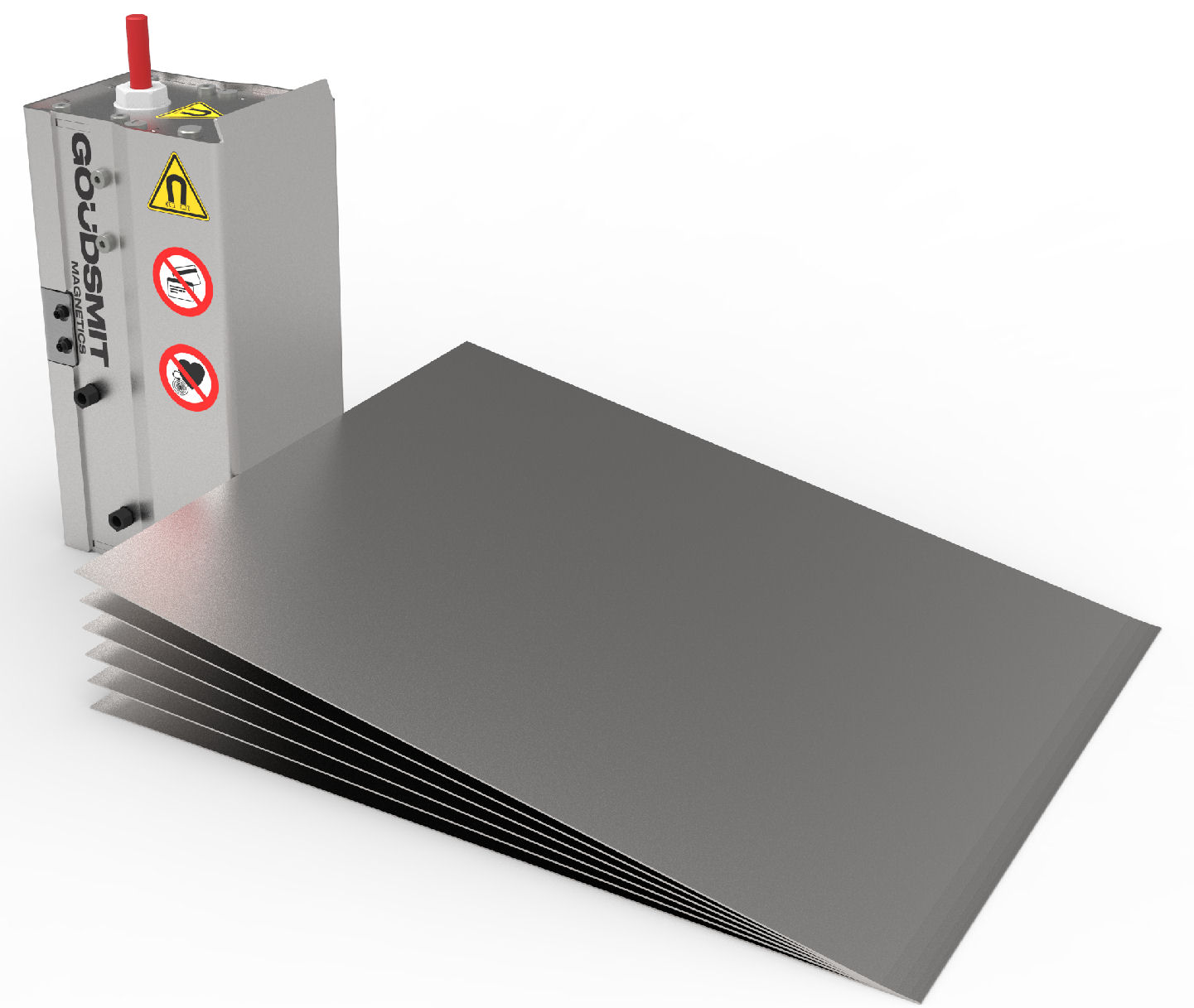 Fail safe magnetische platenscheider | Goudsmit Magnetics 