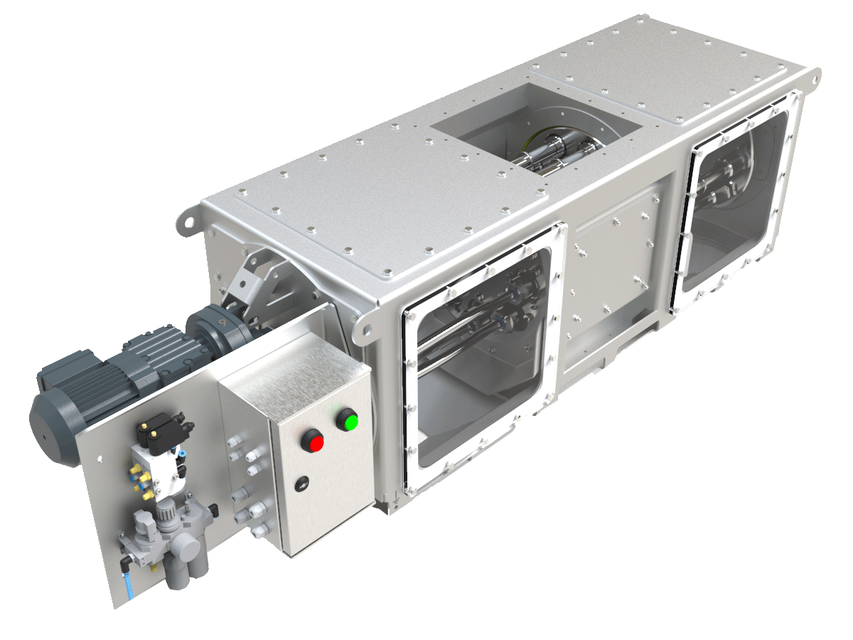 Rotating Cleanflow magnetic drawer SRCC - continuously automatic cleaning | Goudsmit Magnetics