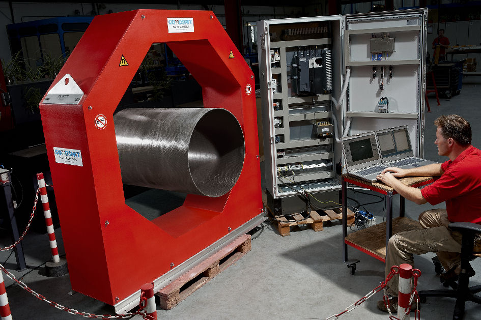 Demagnetizing tunnel for large objects | Goudsmit Magnetics 