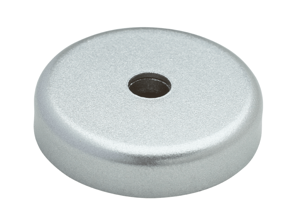 Ferrite pot magnet flat with countersunk hole | Goudsmit Magnetics