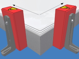 Разделители листов — установка на углу | Goudsmit Magnetics